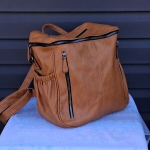 Stylish Tan Women's Backpack